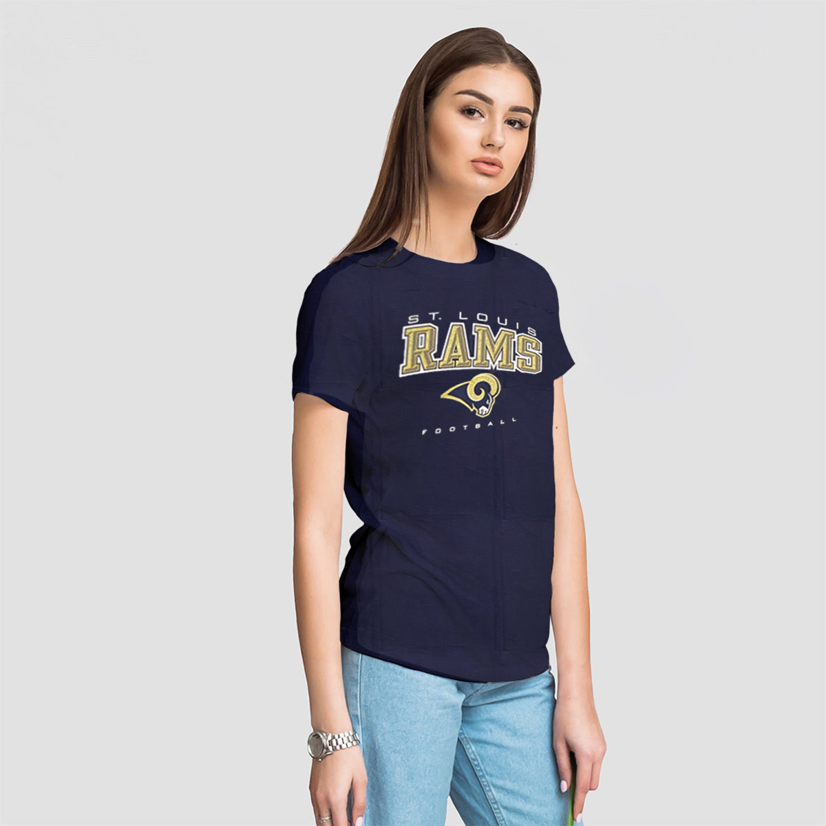 Rock N Sport Store Womens St Louis Rams T-Shirt