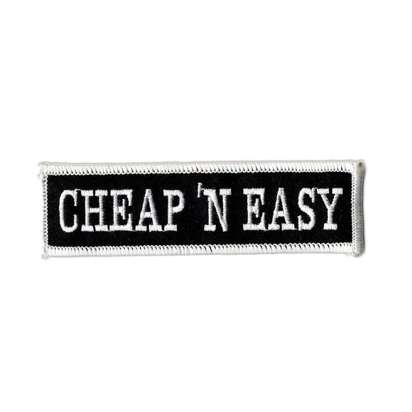 Cheap and Easy Embroidered Iron-on Patch