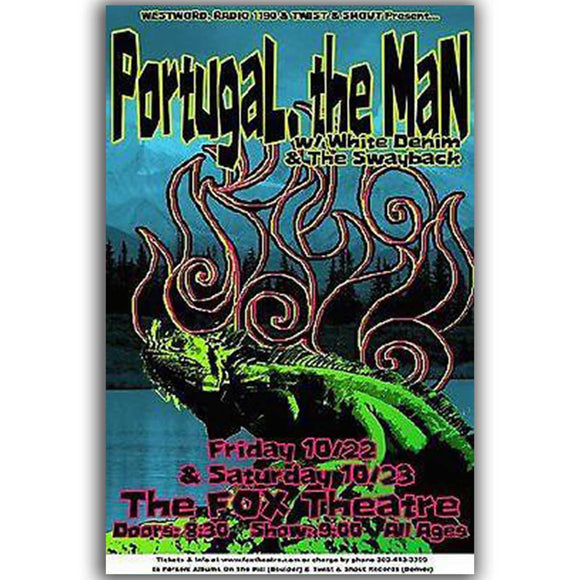 Portugal, The Man Concert Poster, 2011