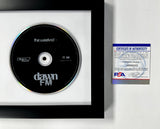 The Weeknd Signed Dawn FM Insert & CD Framed SA/DNA COA