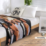 Brad Pitt Photo Collage Quick-dry Throw Blanket