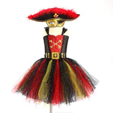 Girls Pirates Of The Caribbean Costume Sequin Dress Halloween