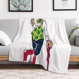 Boston Sports Logos Throw Blanket