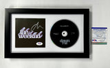 The Weeknd Signed Dawn FM Insert & CD Framed SA/DNA COA