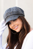 Women's Fashionable Plaid Newsboy Caps