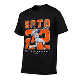 Juan Soto New York Baseball Number & Portrait MLB T-Shirt