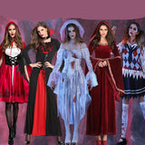 Womens Halloween costumes Skeleton Pirate Demon Vampire