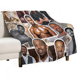 Michael B Jordan Photo Collage All-season Throw Blanket