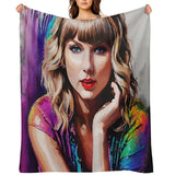Taylor Swift Portrait Throw Blanket