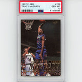 Graded 1997-98 Fleer Tracy McGrady #226 Rookie RC Basketball Card PSA 10 Gem Mint