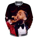 Trendy nipsey hussle casual 3D baseball uniform