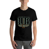 Guitarist Musician Blues Guitar Vintage Blues Music Lover  Tagless Design T-Shirt