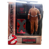Ghostbusters costume packaging with character illustration and branding.