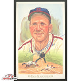 Enos Slaughter Signed Perez-Steele Postcard - JSA