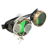 Handmade Victorian Steampunk Goggles with Loupe