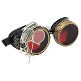 Handmade Victorian Steampunk Goggles with Loupe