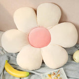 Plush Flower Pillow Stuffed Sunflower Cushion Dorm Gift