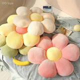 Plush Flower Pillow Stuffed Sunflower Cushion Dorm Gift