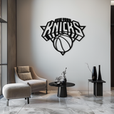 New York Knicks Basketball Logo Metal Wall Art