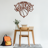New York Knicks Basketball Logo Metal Wall Art