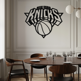 New York Knicks Basketball Logo Metal Wall Art