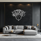 New York Knicks Basketball Logo Metal Wall Art