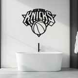 New York Knicks Basketball Logo Metal Wall Art