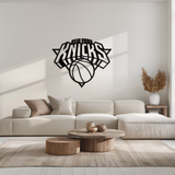New York Knicks Basketball Logo Metal Wall Art