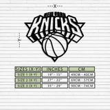 New York Knicks Basketball Logo Metal Wall Art