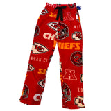 Mens Ultra Plush Kansas City Chiefs Lounge Sleep Pants (SM)