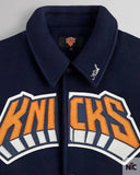 Kith For The New York Knicks Empire Wool Coaches Navy Bomber Jacket