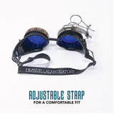 Handmade Victorian Steampunk Goggles with Loupe