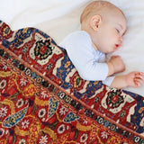 Paisley Boho Multi-functional Throw Blanket