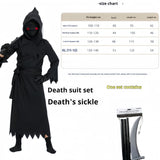 Children's Death Costume – Grim Reaper Halloween Costume