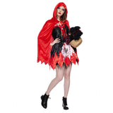 Womens Little Red Riding Hood Bloodstained Costume