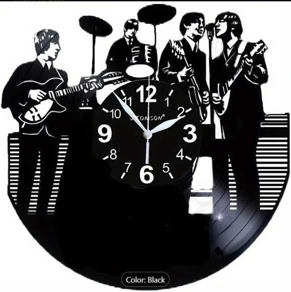 Beatles Vinyl Record Wall Clock