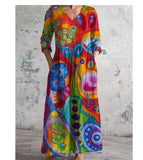 Women's Clothing Loose Fashion Printing Dress