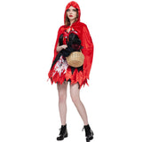 Womens Little Red Riding Hood Bloodstained Costume