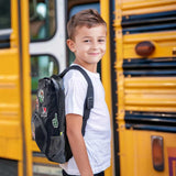 Boys "I Love Football" Black Nylon Backpack