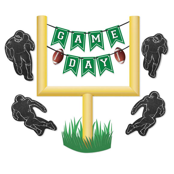 21-Piece Football Game Day Wall Decorating Kit