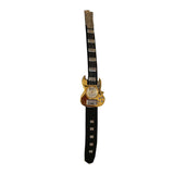 Wrist Rocks Gold Toned Gibson USA Guitar Watch