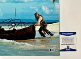 Johnny Depp Autographed Pirates Of The Carribean 11x14 Photo Beckett COA