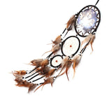 Indian Wolf Feather Dream Catcher Dorm Home Decor
