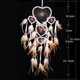 Indian Wolf Feather Dream Catcher Dorm Home Decor