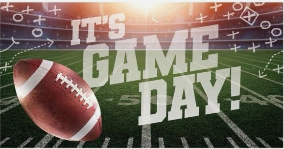 It's Game Day Banner Football Watch Party