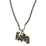 Korn Logo Necklace, Metal Band