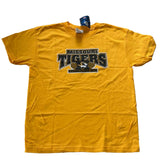 University of Missouri Tigers Youth T-shirt, Yellow (LG)