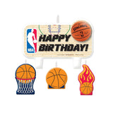 NBA Basketball Birthday Candle Set