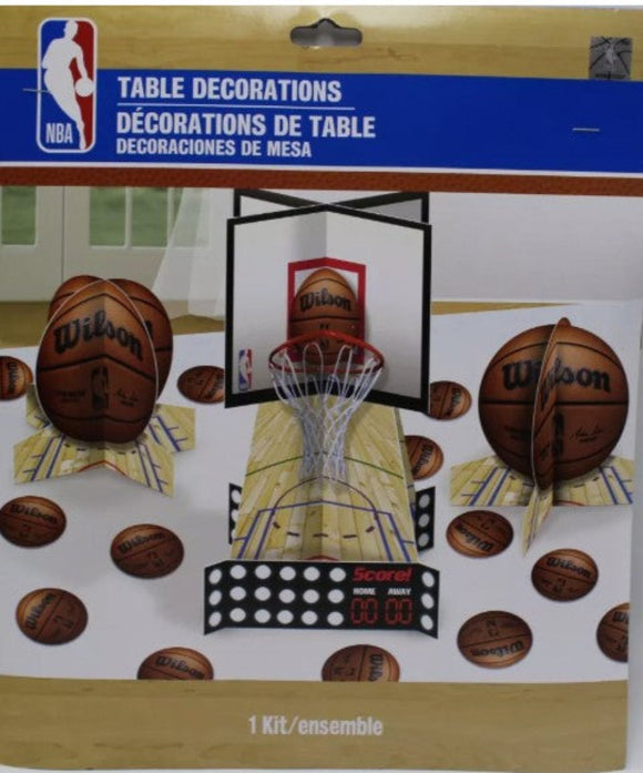 NBA Basketball Table Centerpiece Decorations