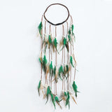 Cascading Feather Elastic Headband
